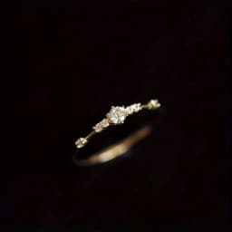 Ring 14k Plated Paved Shining Zirconia Or Silvery Make Your Call Match Daily Outfits Party Or