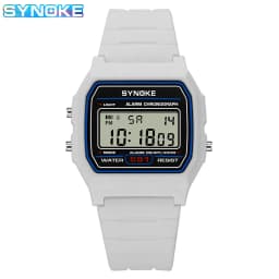 SYNOKE Student Digital Watch Unisex Sport Watch Multifunction Sports Waterproof Luminous LED Classic Watch For Men And Lady