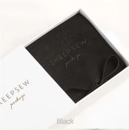 SheepSew Elegant Personalized Jewelry Packaging Set Custom Deboss Embossed Logo Drawer Box With Soft Suede Pouch For Wedding Bir