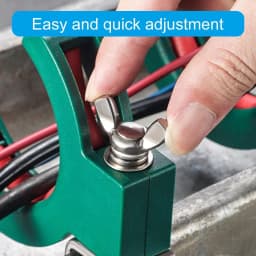 Cable Tray Pulley Roller Cable Laying Roller Helper Adjustable Clamp Pulley for Efficient Wire Guide Fixation Auxiliary Tool