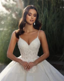 Off Shoulder Sleeveless Exquisite Appliques A-Line Fluffy Mopping Wedding Dresses 2027 Classic Princess Bridal Gown Customized