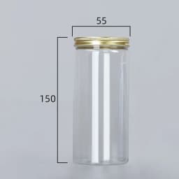 Transparent Sealing Jar With Aluminium Screw Lids Kitchen Organizer Storage Seal Tanks For Grain Tea Candy Cookie Jars