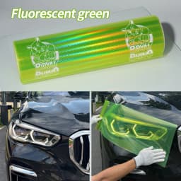Car Motorcycle Vinyl Wrap Foil Laser Honeycomb Headlight Taillight Tint Film Modify Color Changing Stickers Car Styling