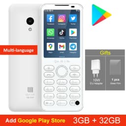 Qin F21 Pro Smart Touch Screen Wifi +2.8 Inch 3GB + 32GB / 4GB 64GB Bluetooth 5.0 480*640 Global Verison Play Store duoqin Ai