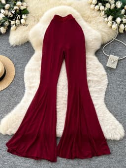 SINGREINY Sheer Mesh Stretchy Flare Pants Slim Solid High Waist Glamorous Flapper Women Summer American Ins Sexy Casual Trousers