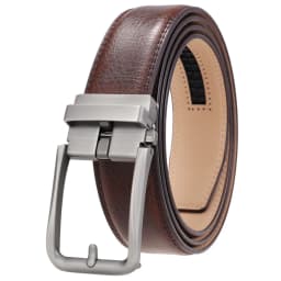 Plyesxale Real Leather Belts For Men Mens Belts Luxury Ratchet Dress Belt With Automatic Buckle Retro Waist Strap Male B1094