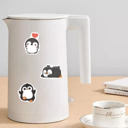 500pcs Small Penguin Sticker for Supplies, Cute Round Teacher Supplies Stickers for Classroom, 10 Designs Motivational Stickers