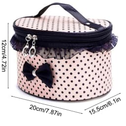 Creative Cylinder Compressible Miscellaneous Toiletries Bag Waterproof Desktop Large Capacity Travel Storage Bag