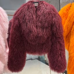 YOLOAgain 2025 Autumn Winter Warm Turn-Down Collar Real Mongolia Sheep Fur Jacket Coat Women Short Black Sheep Fur Jacket Female