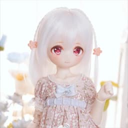 BJD Doll Wigs Long Hair For 1/3 1/4 1/6 MSD MDD YOSD With Bangs Black Brown Pink Hair Accessories