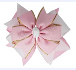NEW Plaid Bows 4INCH School Hair Bows First Day Gingham Ribbon Stacked Bow Hair Clip Hairpin For Baby Girl Accessories