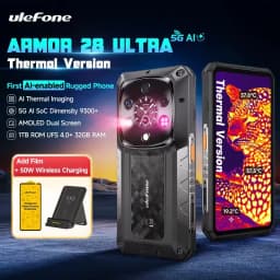 Ulefone Armor 28 Ultra 5G AI Rugged Phone 6.67" 16GB+1TB Thermal Imaging Night Vision 10600mAh Dimensity 9300 NFC Smartphone
