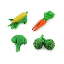 Realistic Mini Simulation Fruits Vegetables Model Figures, Early Educational Cognitive Learning Toys Table Party Decoration Gift