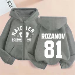 Heated Rivalry LIya Rozanov 81 Boston Raiders Zipper Hoodie Men Women Casual Oversized Zip Up Jacket Male Sweatshirt Streetwear