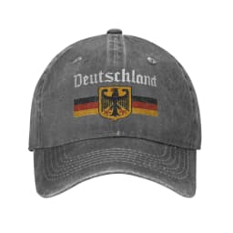 Deutschland Flag Eagle German Casual Baseball Cap For Women Men Summer Hiking Trucker Hat Fashion Wholesale Snapback Cap
