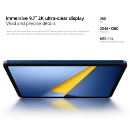 Global Version POCO Pad C1 9.7"2K 120Hz crystal-clear display Wi-Fi 8MP Snapdragon® 6s 4G Gen 2 Mobile Platform 7600mAh