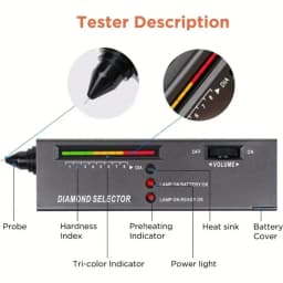 1pc Diamond Selector, Professional Diamond Tester, Gem Tester Pen Portable Electronic Diamond Tester Tool For Jewelry Jade Ruby