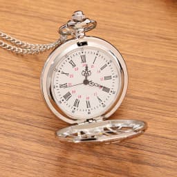 Antique Skeleton Spider Vintage Roman Numerals Quartz Pocket Watch Necklace Pendant Clock Chain Men Women with Chain Gifts