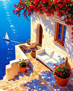 CHENISTORY Diamond Painting Pictures 5D Simple Diy Crafts Drawings With Diamonds Landscape house Crystal Living Room Decoration