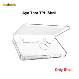 Reebolnic Ayn Thor TPU Shell and Black Bag for Dual Screen Flip Game Console AYN THOR Official Accessories Storage Bag Portable