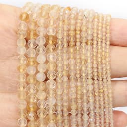 Natural Pink Opal Stone Beads Faceted 2mm 3mm 4mm Round Loose Beads Diy Bracelet Necklace Jewelry Making Accessories