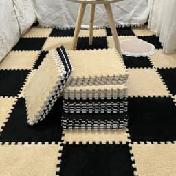 Soft Plush Children's Mat Babe Toys Eva Foam Puzzle Carpet Warm Children Play Mats Interlocking Rugs Infant Carpet 30*30*1cm