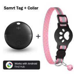 Smart Location Tag Works with Google Find Hub Android Bluetooth Anti-Lost Tracker With Cat Collar Item Finder Wallet Pets Bags