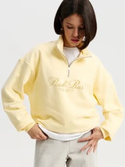 European Stylish Wine Red Sweater Zip Turn-down Collar Sweatshirt Retro Oversize Pullover Autumn Large Size Leisure Women Tops