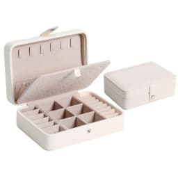Jewelry Box PU Leather Jewellery Storage Earring Boxes Packaging Storage Display Case Organizer for Home Travel Girl Gift