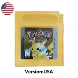 %Many style pokémon cards Red Blue Crystal Golden Green Silver Yellow GBC Game Card 16Bit Video Game CartridgeConsole Card GB/SP