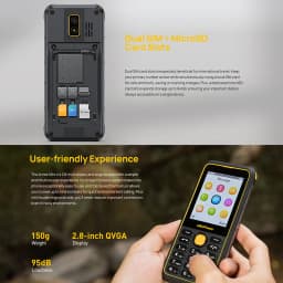 Ulefone Armor Mini 4 Rugged 64MB RAM 128MB ROM 2.8 inch Unisoc T117 2MP Rear Camera 2100mAh Battery 4G Global Version