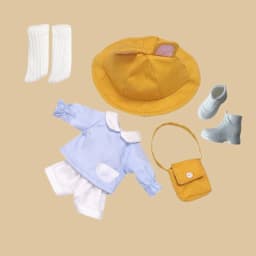 Obitsu 11 Doll Kindergarten Cute Clothes Suit For OB11 Gsc 1/12 Bjd Molly Body 16~17cm BJD Doll Cloth Doll Outfit Clothes