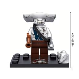 Mini Blocks Navy Pirates Anime Figures Mini Bricks Toys Captain Jack Sparrow Caribbean Figure Blocks Children Assembly Toys