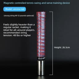 Magnetic Control Tennis Service Swing Trainer Beginner Swing Trainer Durable Swings Practice Tool Portable Sports Equipment