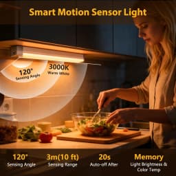 Night Lamp With Motion Sensor Usb Rechargeable Wireless LED Magnetic Light Strip For Bedroom Kitchen Bedside Cabinet Lights
