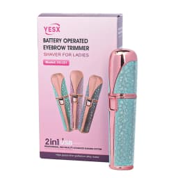 2 in 1 Portable Eyebrow Trimmer Body Face Lip Epilator Rechargeable Mini Painless Hair Remove Razor Shave Electric Epilator