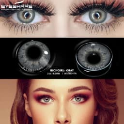 EYESHARE 1 Pair Colored Contact Lenses Natural Look Fast Delivery Brown Eye Lenses Gray Contact Green Eye Lenses Blue Lenses