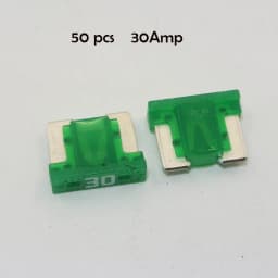 Micro Blade Fuses 50pc Assortment Pack - Car Auto Electrical Replacement Fuse