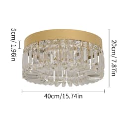 Modern Ceiling Lamp Crystal Led Chandelier Bedroom Lustre Fixture Pendant Light Home Decor K9 Luxury Hanging Luminaire Plafonier