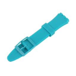Watch strap accessories compatible for Swatch 17mm19mm colorful silicone rubber waterproof wristband bracelet for men and women