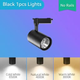 Full Set Led Track Lights 50W 40W 20W Cob Ceiling Rail Spotlight Lighting Indoor For Living Room Kitchen Decor Led Track Lights