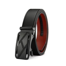 Mens Belt Genuine Leather Luxury Belt Metal Automatic Alloy Buckle Fashion Ratchet Belts for Men Cowhide High Quality Belt