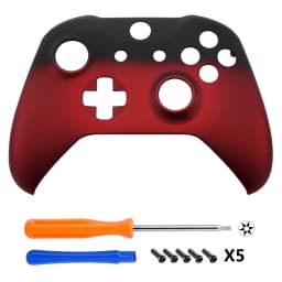 eXtremeRate Faceplate Cover Front Housing Shell Case for Xbox One S / Xbox One X Controller (Model 1708) - Sakura Pink