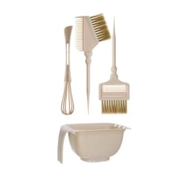 5PCS Hair Dye Set with Brush Tinting Rod Professional Large Capacity Toning Container Hair Coloring Salon DIY Hairdressing Tools