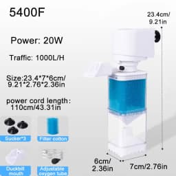 Aquarium Filter Pump Fish Tank Submersible Air Oxygen Aerator Internal Water Pump 220v Anti Backflow Water Pump Wave Maker 