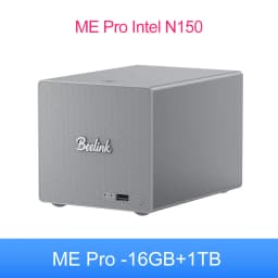 Beelink ME Mini-N150 N95 ME Pro N150 NAS Mini Pc Intel Twin Lake N150 LPDDR5 4800MHz SSD WiFi6 4K Dual 2.5 Lan Mini PC Computer