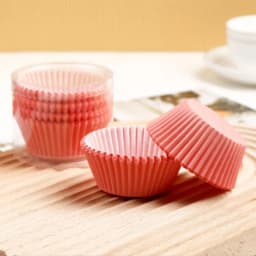 100pcs Disposable Muffin Cups Egg Tart Molds Heat Resistant Cupcake Cups Thickened Paper Cupcake Liners Tart Molds Baking Tools