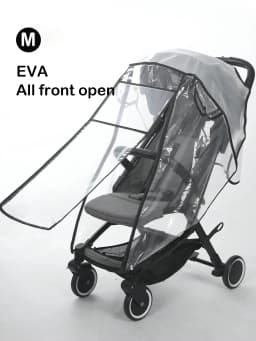 Baby stroller accessories waterproof and rainproof cover transparent windproof and dustproof opened for baby stroller raincoats