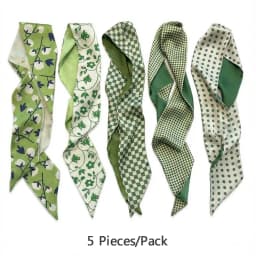 5 Piece Set Headband Ribbon Belt Scarf Wrap Ribbon Gift Wrapping Bow Multi Functional Favor Ribbon Multiple Color Options