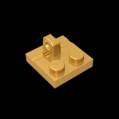 Gobricks GDS-825 Hinge Plate 2 x 2 Locking with 1 Finger on Top compatible with lego 92582 pieces of children's DIY